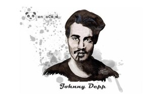 Johnny Depp (piirretty kortti) #3021#