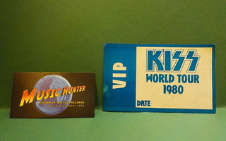 KISS - WORLD TOUR 1980, VIP BACKSTAGE PASS