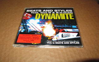 Beats And Styles Feat.Toni W & B.O.Dubb CDS Dynamite UUSI