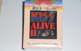 Kiss :Muoveista avaamaton Alive II 8-track 1977!