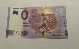 Diego Maradona 0 euro seteli