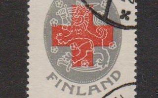 Punainen Risti 1922 leimattu merkki.