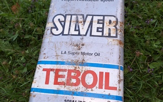 Peltinen öljykanisteri Teboil Silver 10W/30