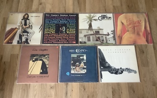 Eric Clapton vinyylilevykokoelma, 29 x LP’s
