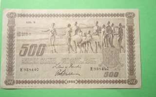 500 Markkaa  1922