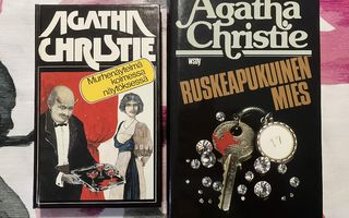Agatha Christien kirjoja 2 kpl -paketissa