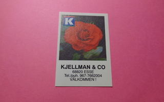 TT-etiketti K Kjellman & Co, Esse