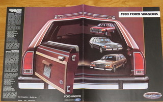 1983 Ford LTD Wagon jne esite - KUIN UUSI -16 siv