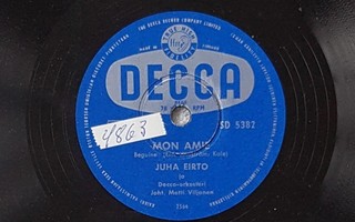 Savikiekko 1957 - Juha Eirto - Mon Amie - Decca SD 5382