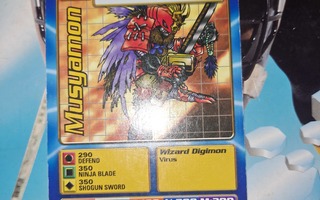 Musyamon 1999 bandai digimon card