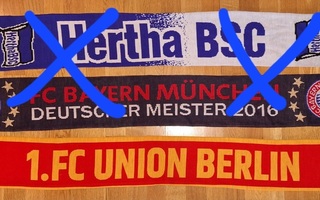 1.FC Union Berlin kannattajahuivi