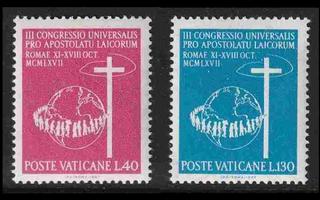 Vatikaani 531-2 ** Maallikkoapostolaatin maailmankongressi (