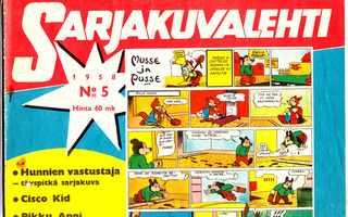 SARJAKUVALEHTI 5 1958