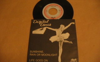 Digital Dance : Sunshine, rain or moonlight 7" ps rare synth