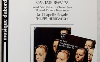 BACH • HERREWEGHE: Trauerode / Cantate BWV 78 - HM LP 1988