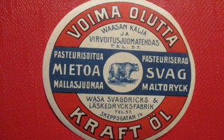 VOIMA OLUTTA WAASAN KALJA JA VIRVOITUSJUOMATEHDAS (AB17)