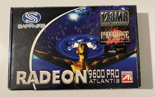 Sapphire RADEON 9600 Pro atlantis 128mb agp boxed