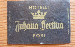 HOTELLI JUHANA HERTTUA  /  PORI  #  1