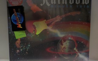 RAINBOW - DENVER 1979 RED VINYLS  UUSI 2LP+