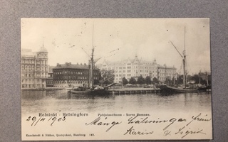 Paikkakuntakortti  Helsinki, Pohjoissatama 1903