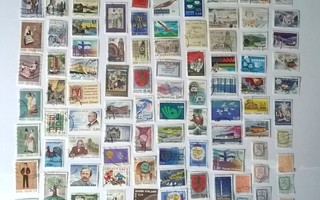 Suomalaisia 70-luvun postimerkkejän. 110 kpll