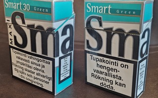 2x Smart menthol tupakka-askit