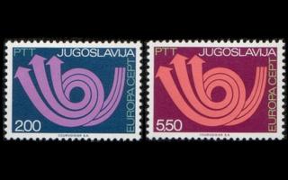 Jugoslavia 1507-8 ** Europa (1973)