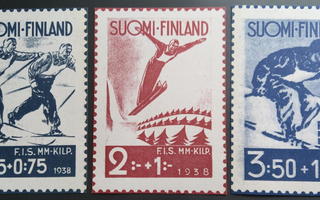 Kisakortit aiheenaan FIS 1938 merkit, Salpausselkä 1988