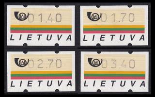 Liettua ATM-1 ** Automaattimerkit lippu (1995)