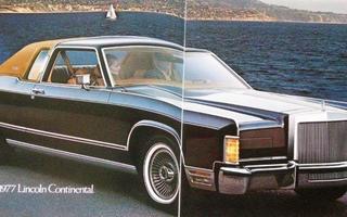 1977 Lincoln Continental PRESTIGE esite - KUIN UUSI -24 siv