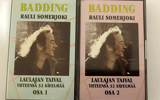 Rauli Badding Somerjoki Laulajan Taival 1&2 C-kasetit