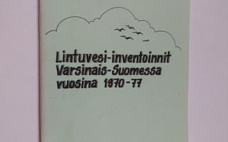 Asko Suoranta : Lintuvesi-inventoinnit Varsinais-Suomessa...