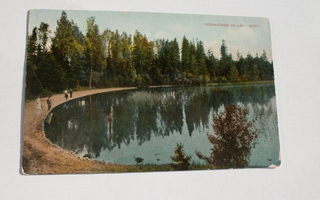 Eesti. Pühajärwe kallas, vanha värikortti, 1900-l. alku