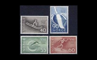 Norja 537-40 ** MM-hiihdot (1966)