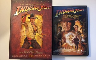 Indiana Jones 1-4 Kokoelma (4DVD) O: Steven Spielberg
