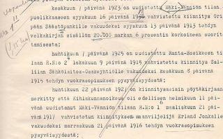 Rasitustodistus, 2 kpl. , 1931 ja 1941, Vampula.