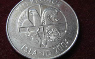 10 kronur 2004. Islanti-Iceland