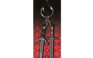 WITCHER 3 STEEL AND SILVER SWORD KEYCHAIN	(66 566)	avaimenpe