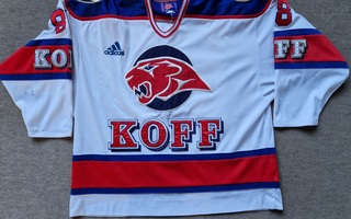 HIFK Toni Lydman Gameworn valkoinen pelipaita 2000