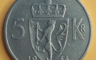 Norja 5 kr 1964