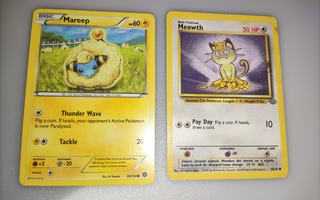 Pokemon kortit: Mareep / Meowth