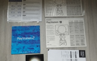 Playstation ps1 ja PS2  ohjekirjoja