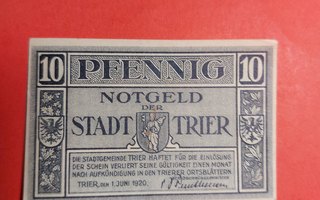 Saksa 10 Pf. 1920 Trier