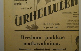 Suomen Urheilulehti Nro 47/1941 (15.3)