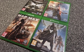 3 kpl Xbox One -pelejä