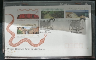 Australia FDC World Heritage Sites sarja 1993: 45c- 2 $