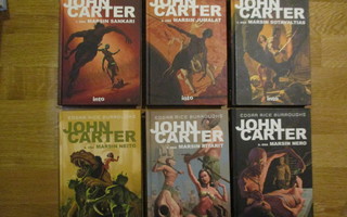 EDGAR RICE BURROUGHS MARS-KIRJAT 1-6 Into JOHN CARTER