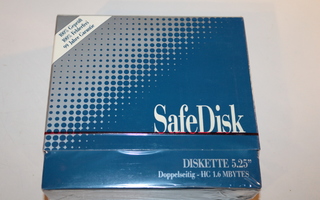 Levykkeitä 5.25" SafeDisk 10kpl pakkaus