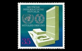 DDR 1883 ** DDR YK:n jäseneksi (1973)