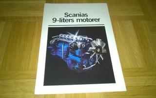 Esite Scania 92,  9-litran moottori, 1984